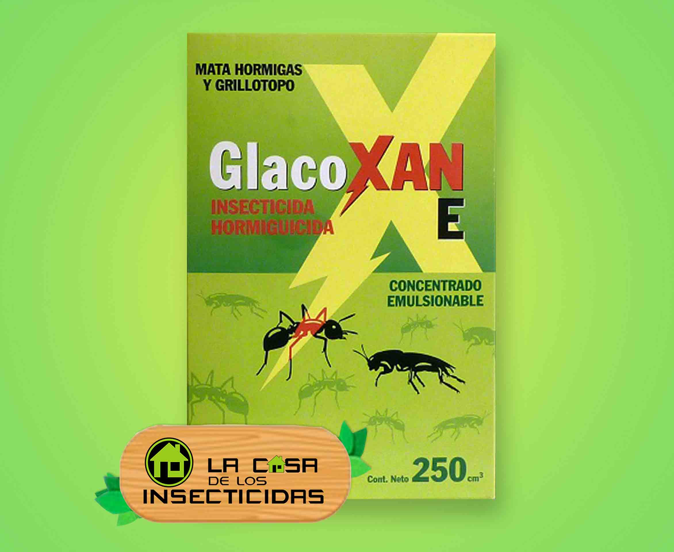 Glacoxan E hormiguicida líquido fumigacion hormigas 250cc