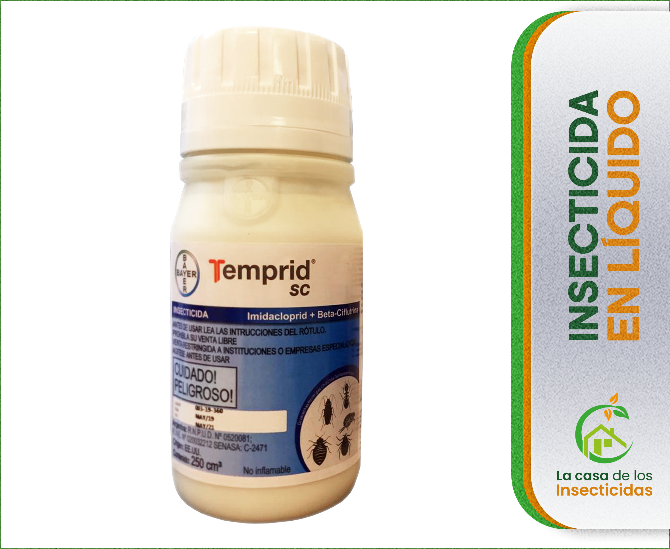 Temprid Sc. Insecticida Control de Plagas Bayer
