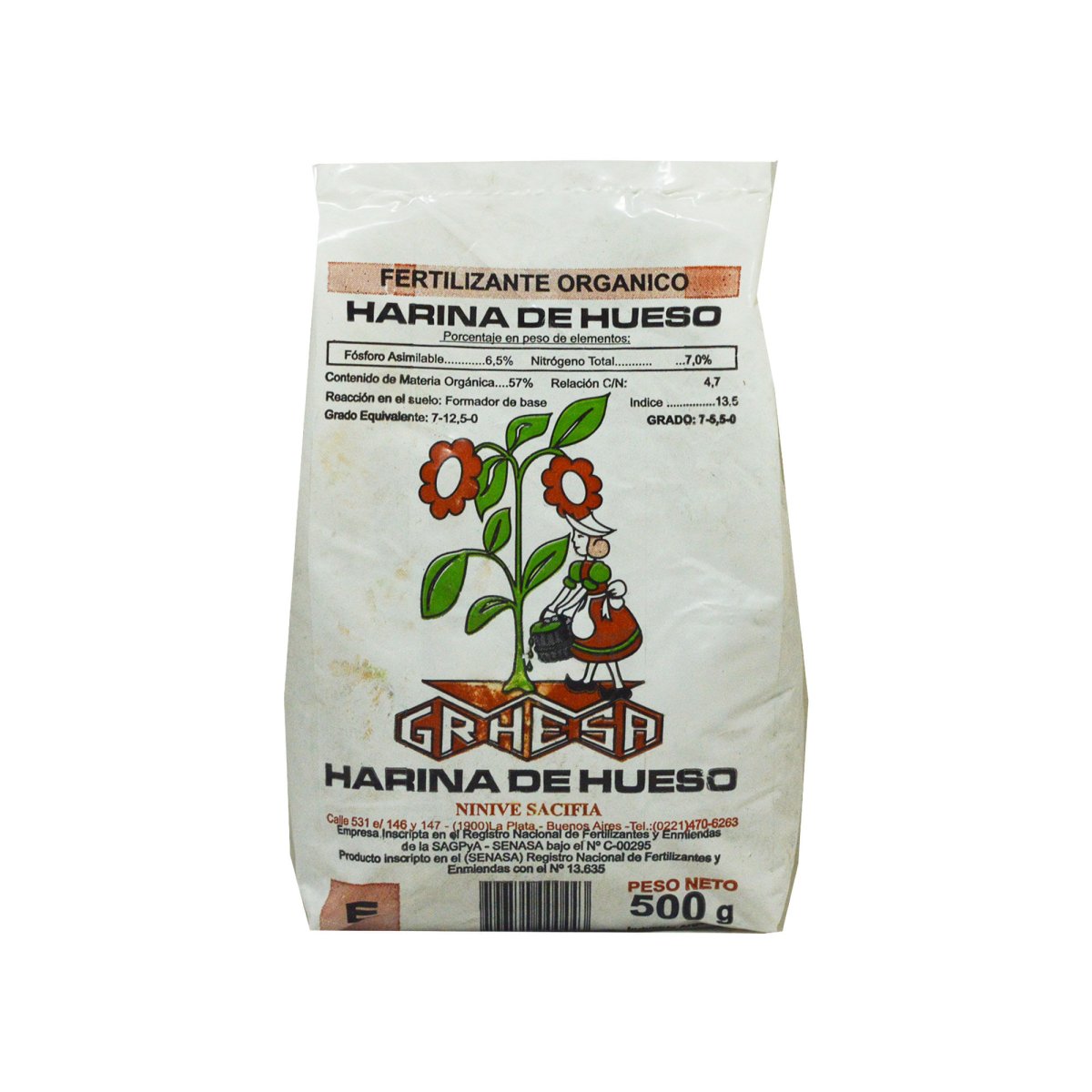 Harina de hueso 500 gr